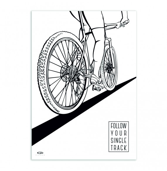 Plakat rowerowy
